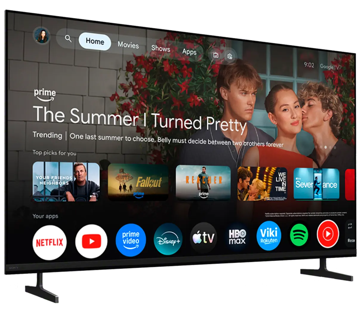 Sony BRAVIA 3 II 55” class 4K HDR LED Google TV with Gemini (2026) 43"-100"