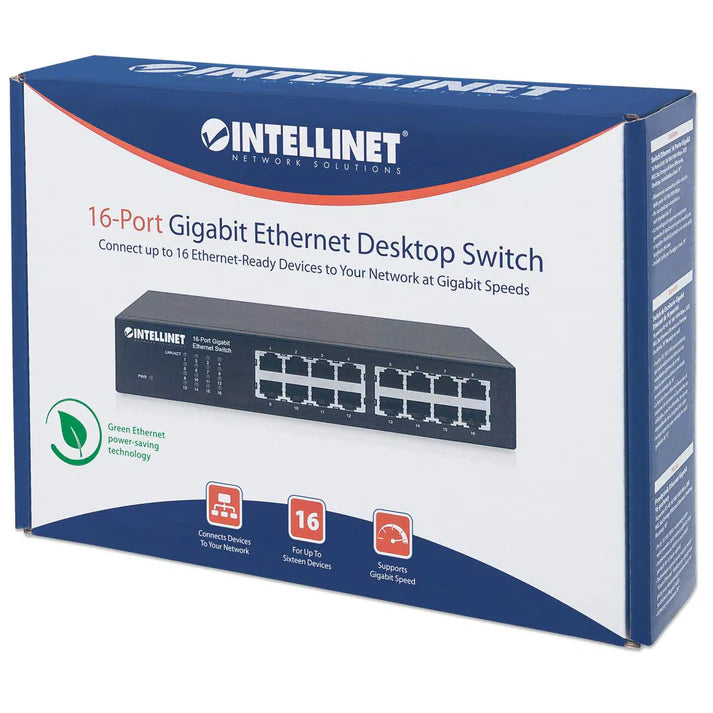 Intellinet 561068 16-Port Gigabit Ethernet Switch