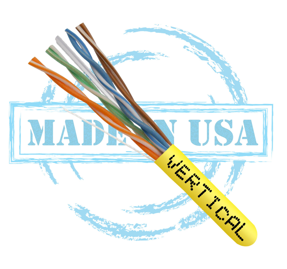 Vertical Cable CAT6 UTP CMP (Plenum-Rated) 1000ft Spool