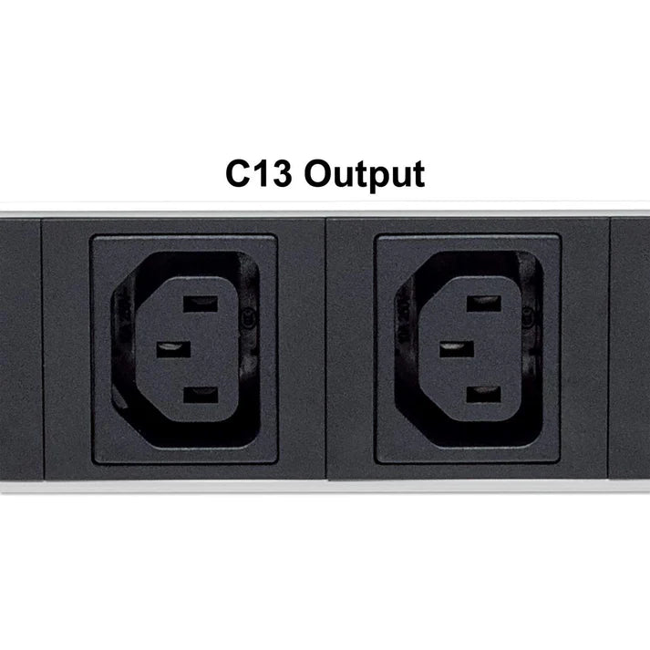 Intellinet 163682 19" Rackmount Smart Switched Metered 8-Outlet PDU