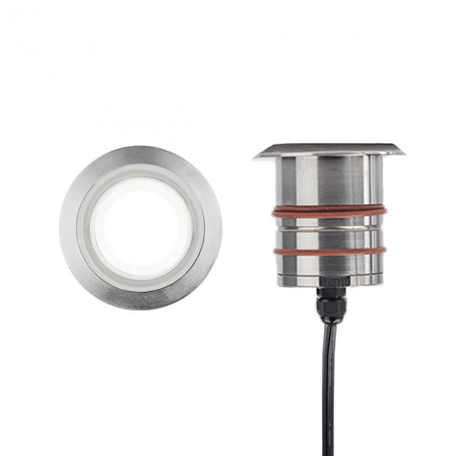 WAC Lighting 2021-27BS 2IN LED INGROUND ROUND 2700K