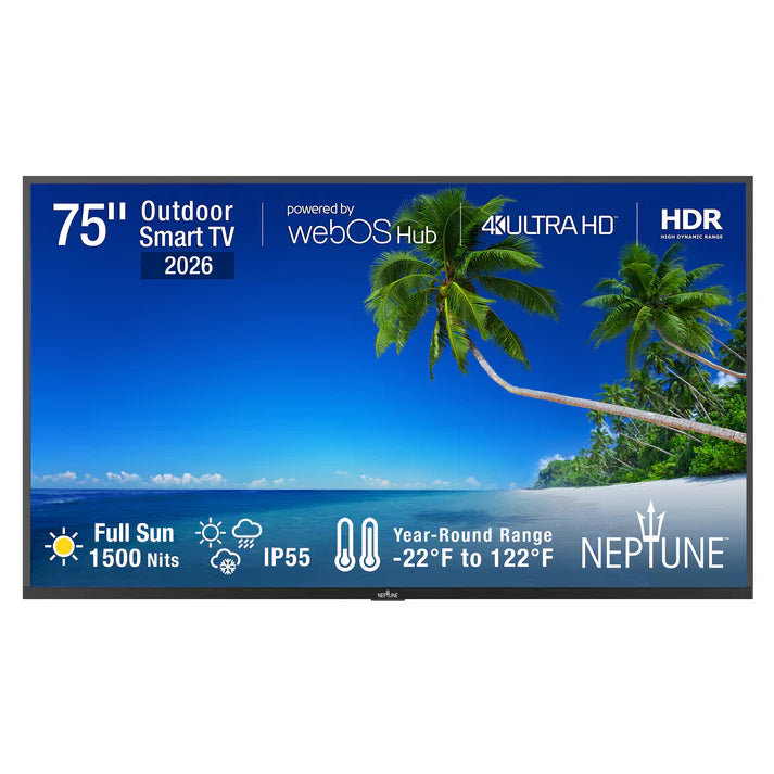 Neptune 75" Full Sun Outdoor Smart TVs (2026)
