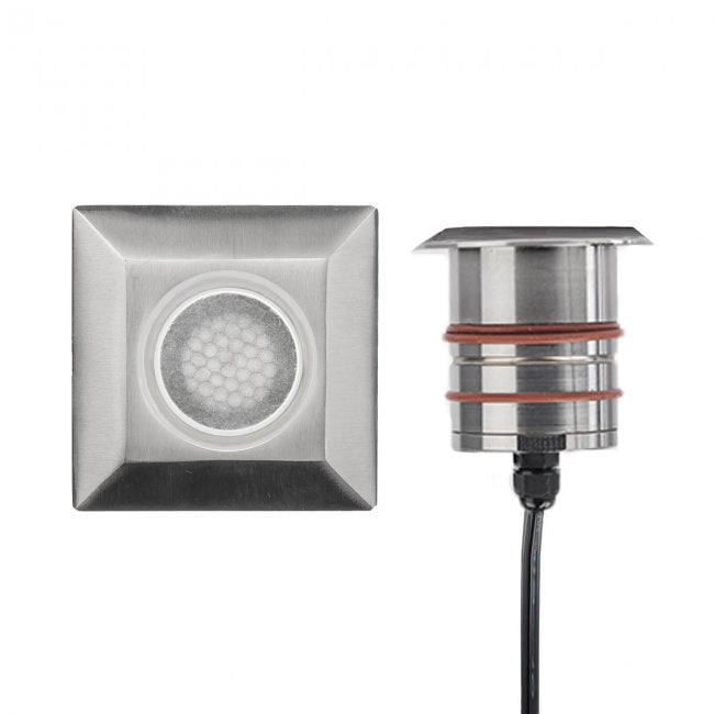 WAC Lighting 2052-27SS 2IN LED INGROUND SQUARE LOUVER 2700K