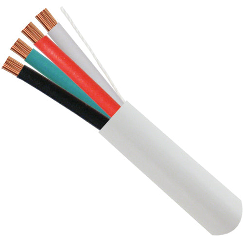 Vertical 211-144/P/5WH 14/4 CL3P, CMP Plenum Rated, Unshielded, Stranded, Bare Copper Conductors, White, 500 ft, Pull Box