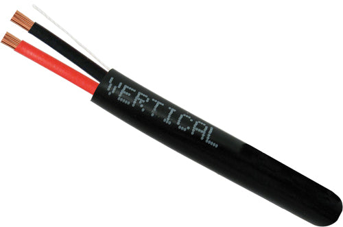 Vertical Cable 14/2 14/4 Black/White 500ft Audio Cable