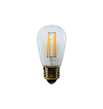 Tivoli TVLT-S14-2-C-26-27-120 S14 Glass Tivolite LED Bulb, 2700K (Warm White), 120V AC