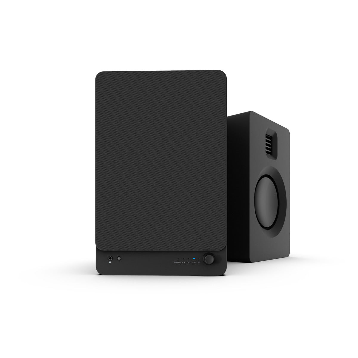 Kanto TUKMB Premium Powered Speaker with Headphone Out, USB DAC, Dedicated Phono Pre-amp, Bluetooth, Matte Black