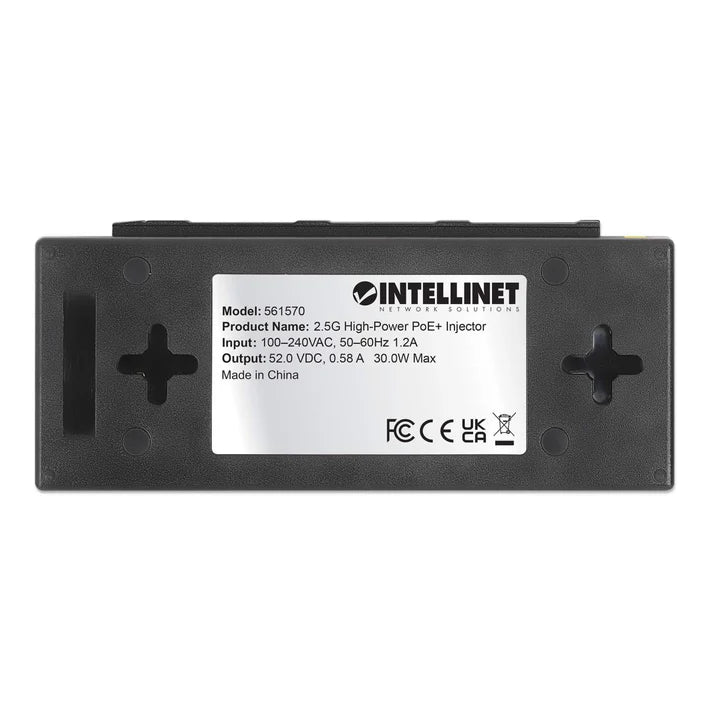 Intellinet 561570 2.5G High-Power PoE+ Injector