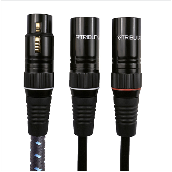 Tributaries Cable 4ABY-FMMB S4 Balanced Y FMM 8" bag