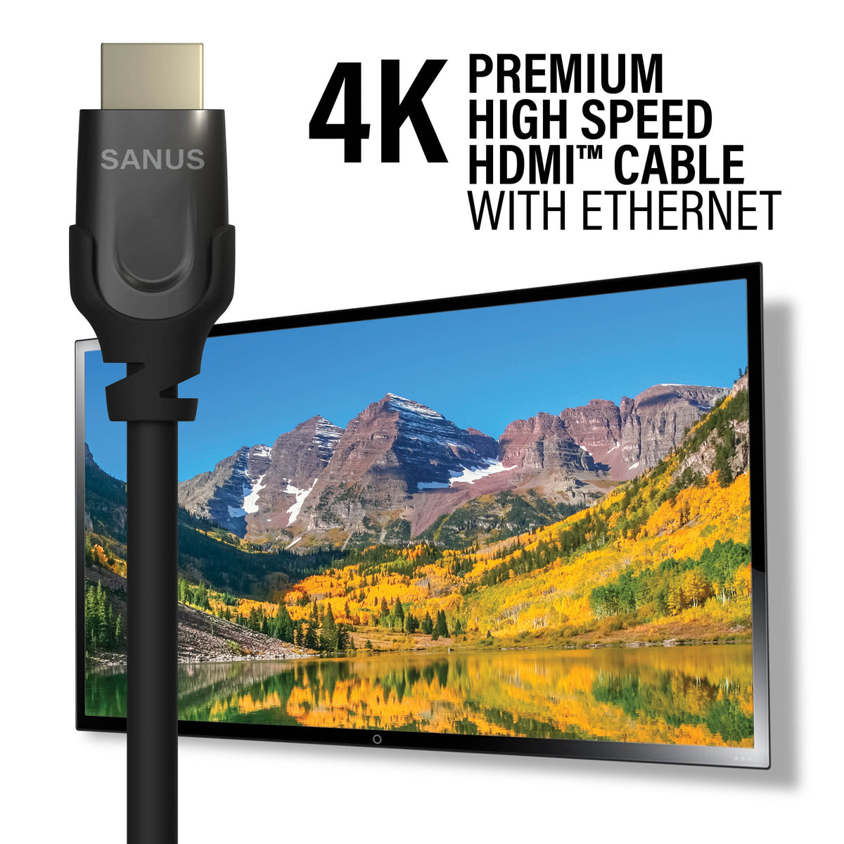 Sanus SAC-20HDMI4 Premium High Speed HDMI Cable 4 Meter