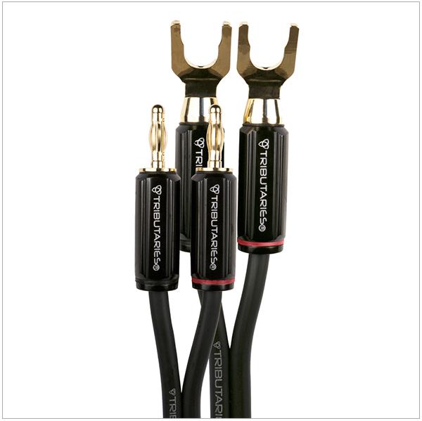 Tributaries Cable 4SP14-B-120B 4 Speaker 14AWG Banana 12' bag