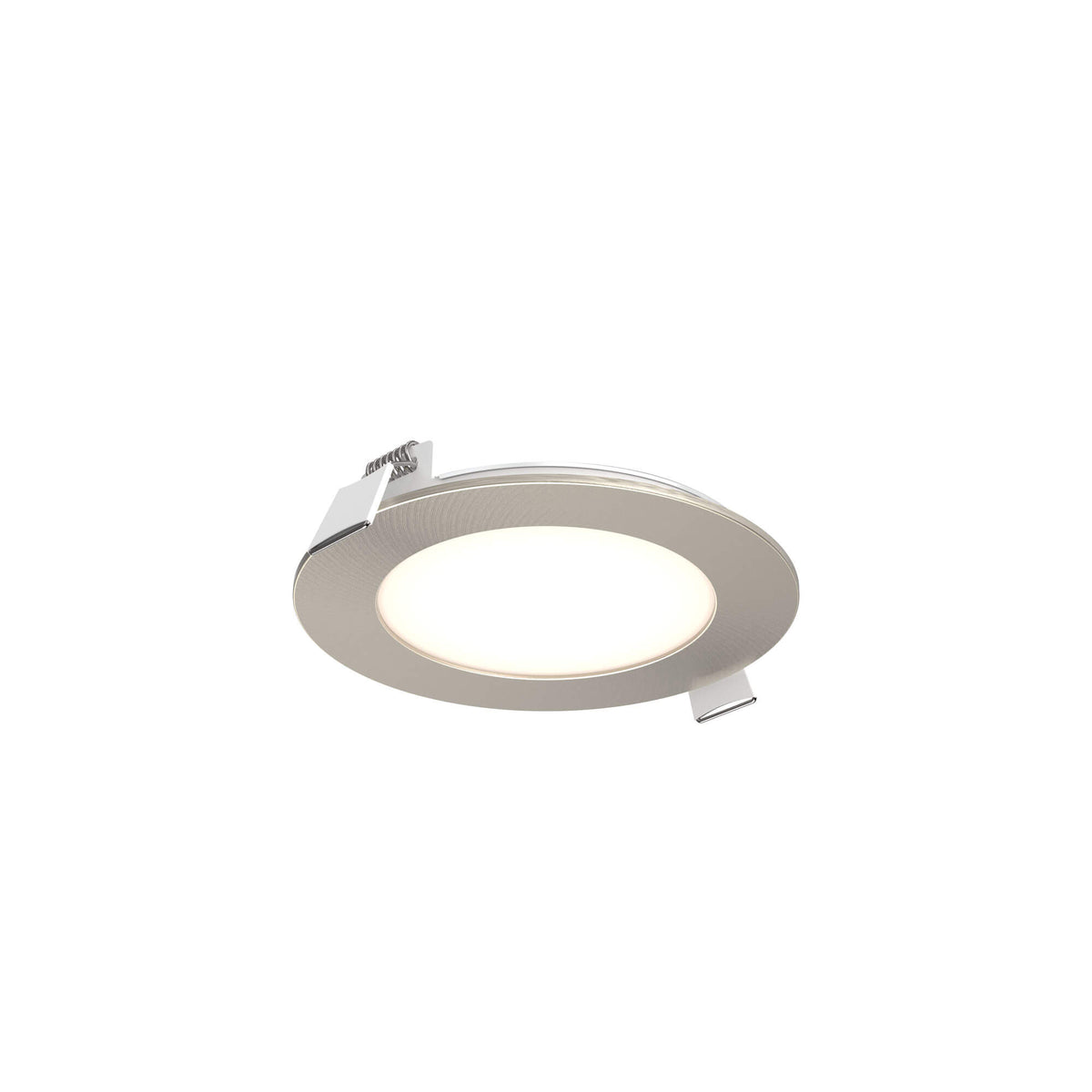 DALS 5004-CC-V-SN Multi CCT Slim Round Recessed Panel Light - universal 120V-347V, 0-10V dimming