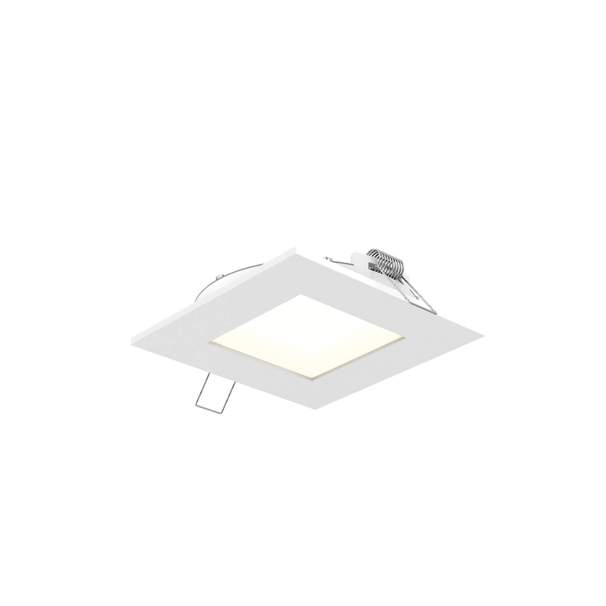 DALS 5004SQ-CC-V-WH Multi CCT Slim Square Recessed Panel Light - universal 120V-347V, 0-10V dimming