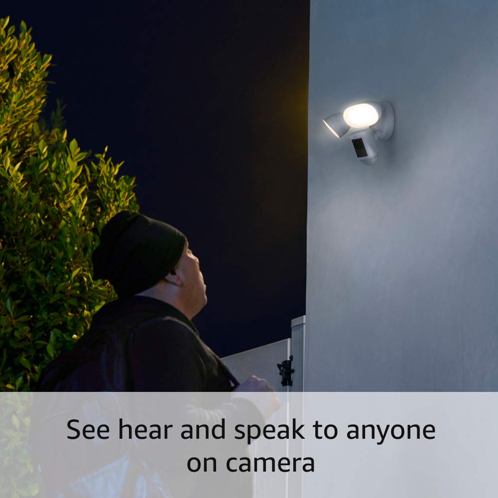 Ring Floodlight Cam Wired Pro with Bird’s Eye View and 3D Motion Detection
