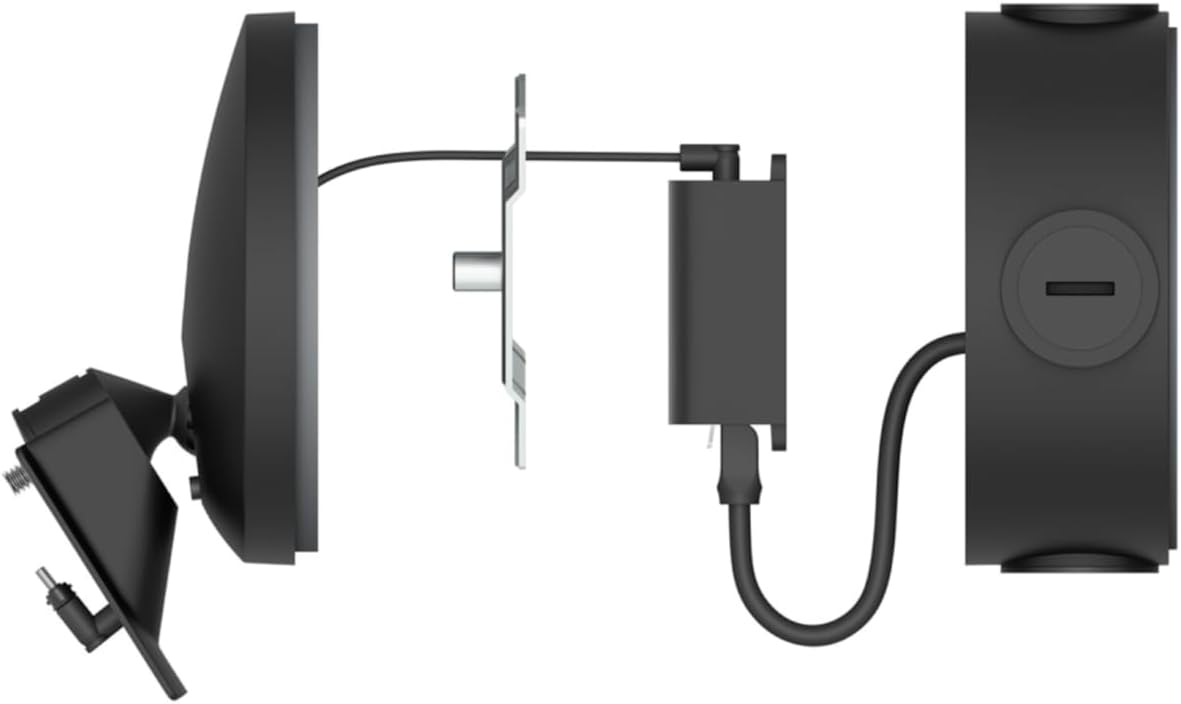 Ring Spotlight Cam Pro, Power over Ethernet (Newest Model), Black
