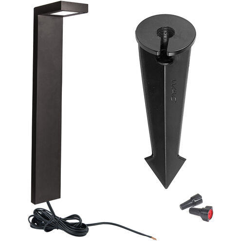 WAC Lighting 6081-30BK Ledge 12 3W Black Path Lighting in 3000K, Path and Area Light, WAC Landscape