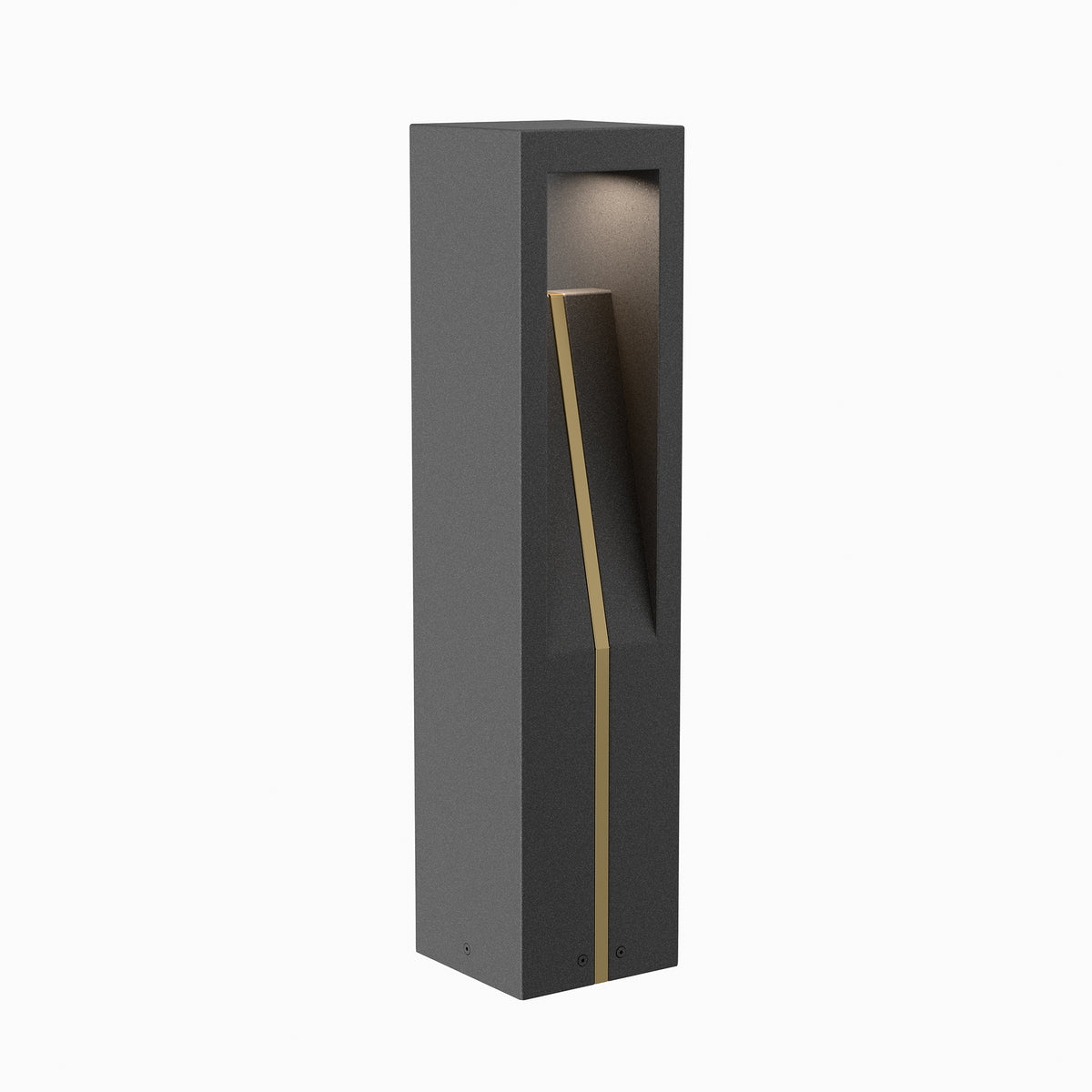 WAC Lighting 6705-30GT CUBICAL BOLLARD 12V 24IN 3000K AL BT