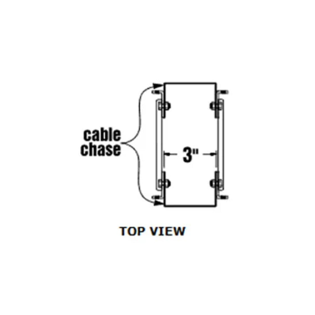 Middle Atlantic 5CC37-26 CABLE CHASE FOR 5-37-26