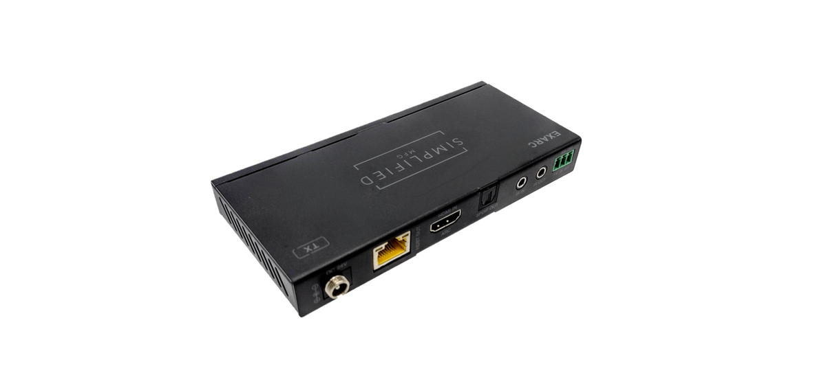 Simplified EXARC 4K HDMI 40m/131 ft. on Cat6/Cat 5e 18Gbps extender