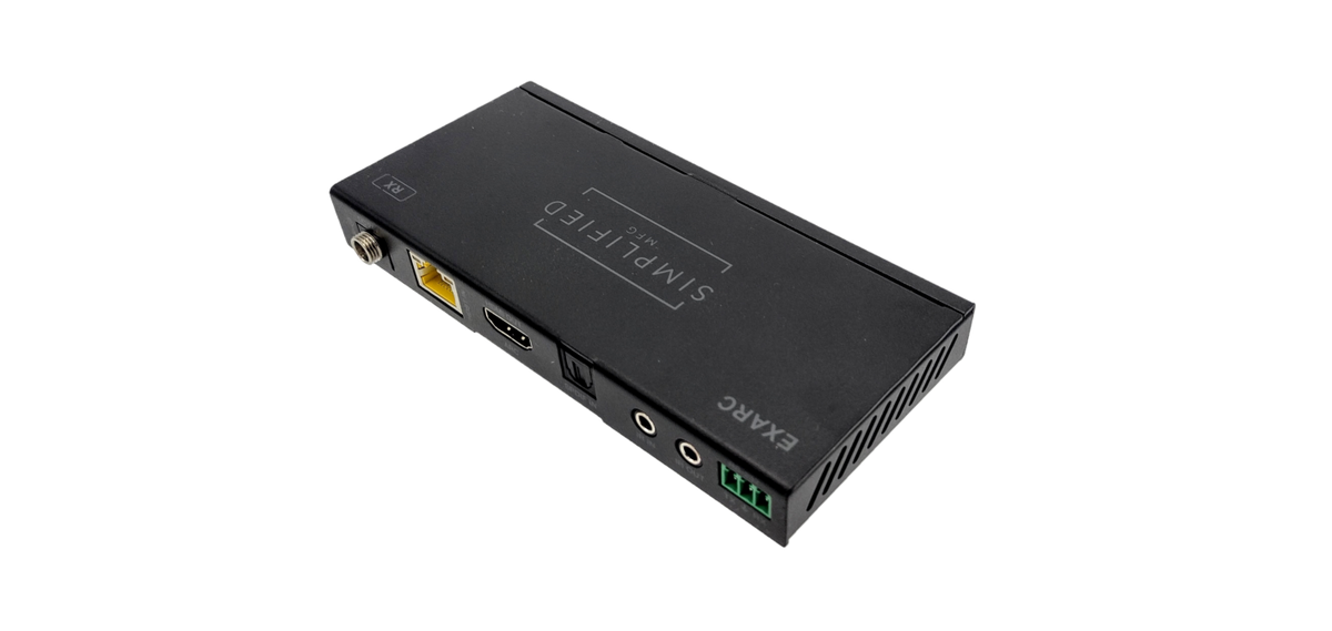 Simplified EXARC 4K HDMI 40m/131 ft. on Cat6/Cat 5e 18Gbps extender