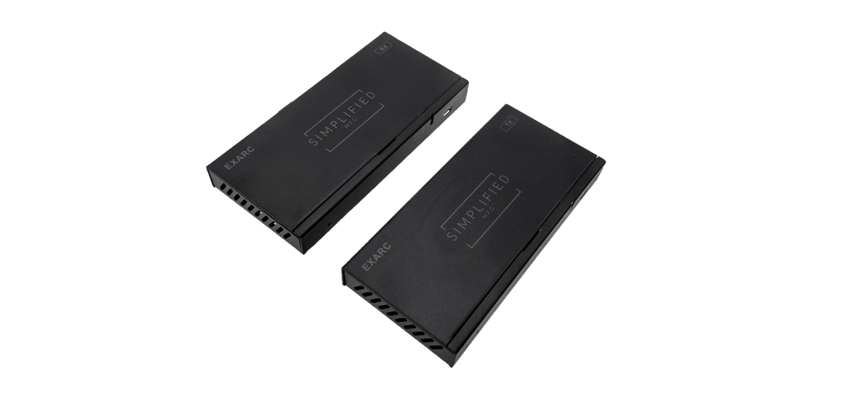 Simplified EXARC 4K HDMI 40m/131 ft. on Cat6/Cat 5e 18Gbps extender