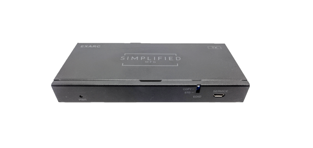 Simplified EXARC 4K HDMI 40m/131 ft. on Cat6/Cat 5e 18Gbps extender