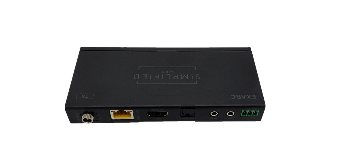 Simplified EXARC 4K HDMI 40m/131 ft. on Cat6/Cat 5e 18Gbps extender