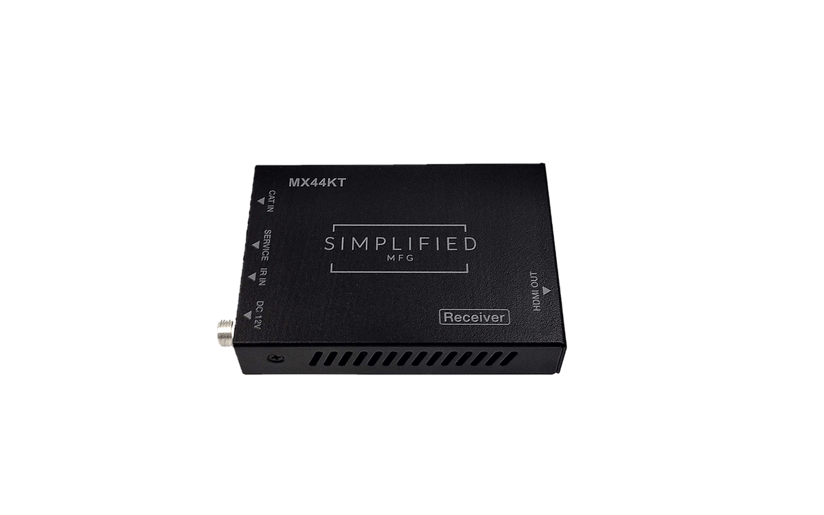 Simplified MX44KT Scaling 50m 4K 4x4 HDMI Matrix Kit over CAT5e/6/7
