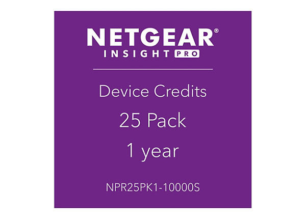 Netgear NPR25PK110000S INSIGHT PRO 25 PACK 1 YEAR