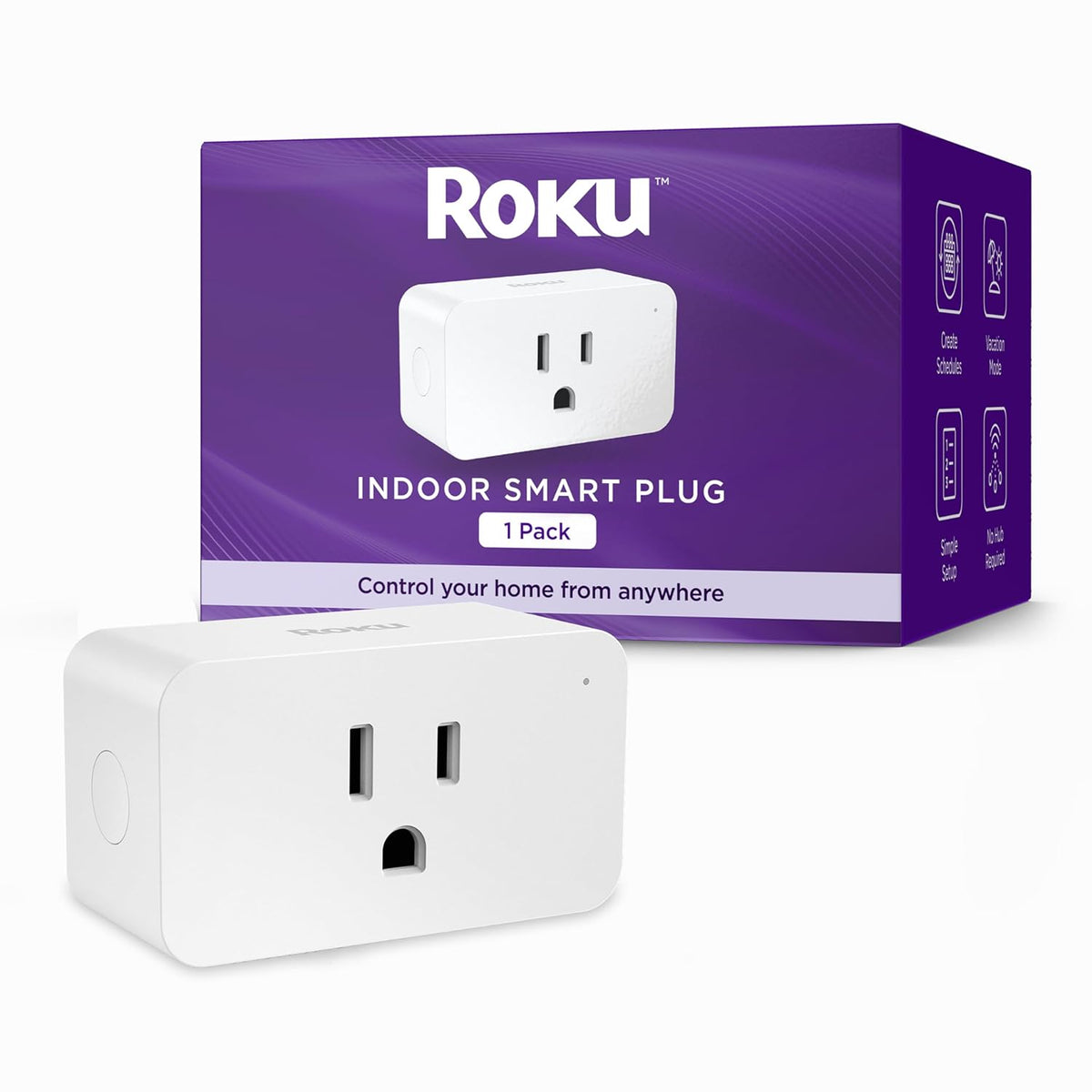 Roku Indoor Smart Plug SE 1 pack