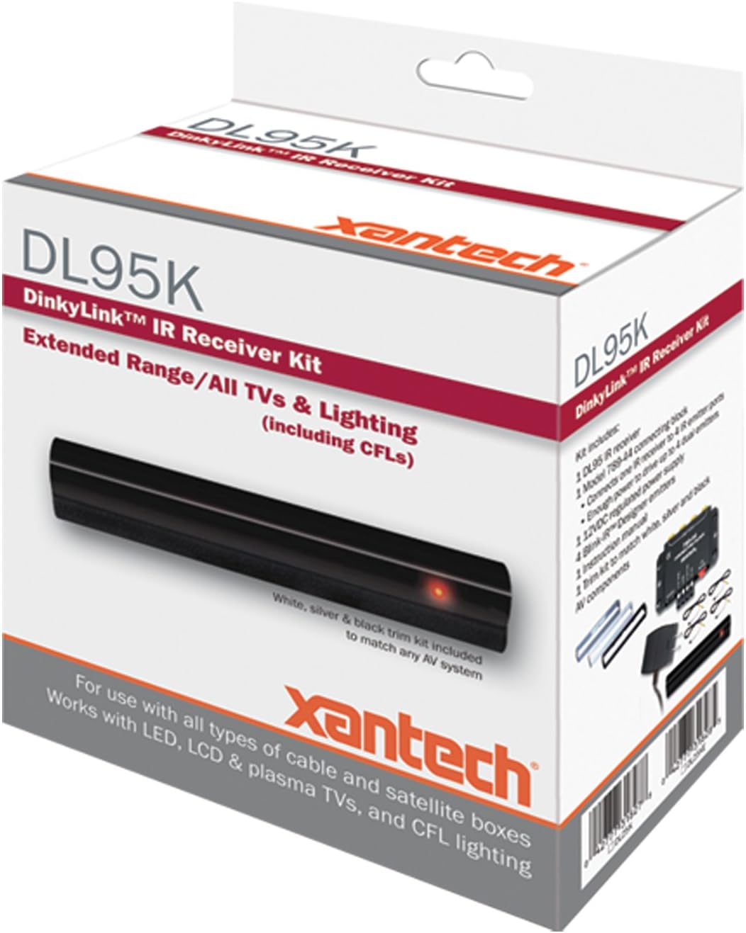 Xantech DL95K Universal Dinky Link Extended Range IR Kit