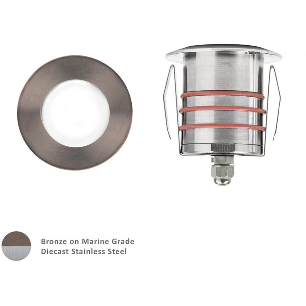 WAC Lighting 2021-30BS 2IN LED INGROUND ROUND 3000K