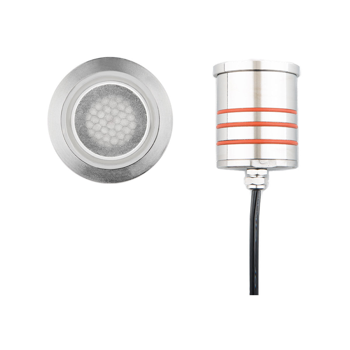 WAC Lighting 2022-30SS 2IN LED INGROUND ROUND LOUVER 3000K