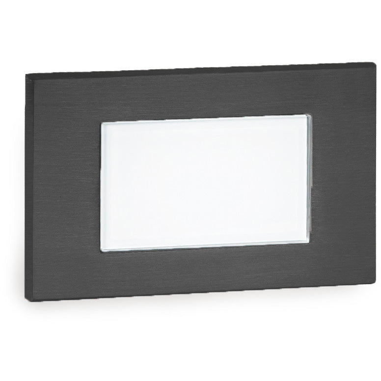 WAC Lighting 4071-30BK LANDSCAPE STEP 12V HORIZ RECT ALUM