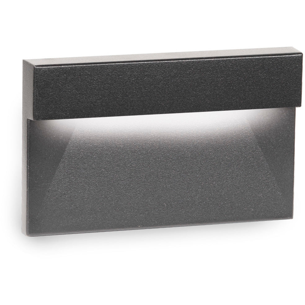 WAC Lighting 4091-AMBK LANDSCAPE STEP 12V HORIZ RECT ALUM