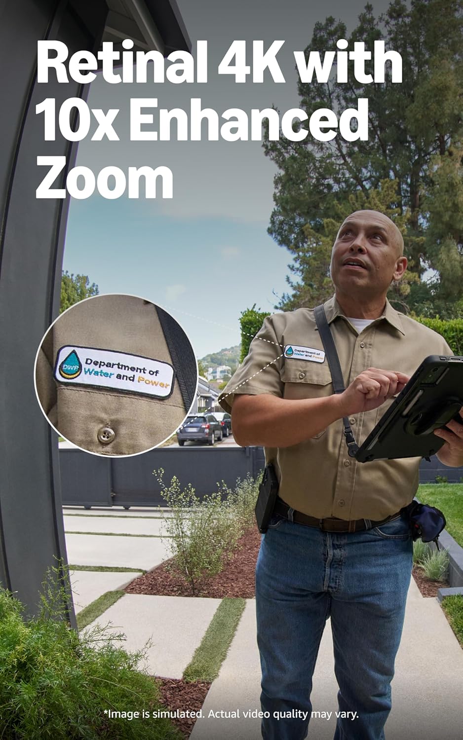 Ring Wired Doorbell Elite, Native Power over Ethernet, Deep Silver (Newest Model)