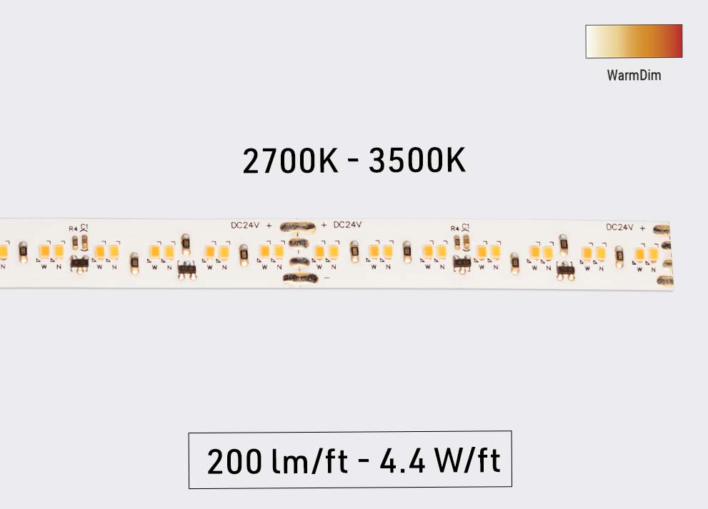Lumentruss LED WD3 LumenWarm - 14.5W - 2700-3500K 10mm Strip Tape, 16ft