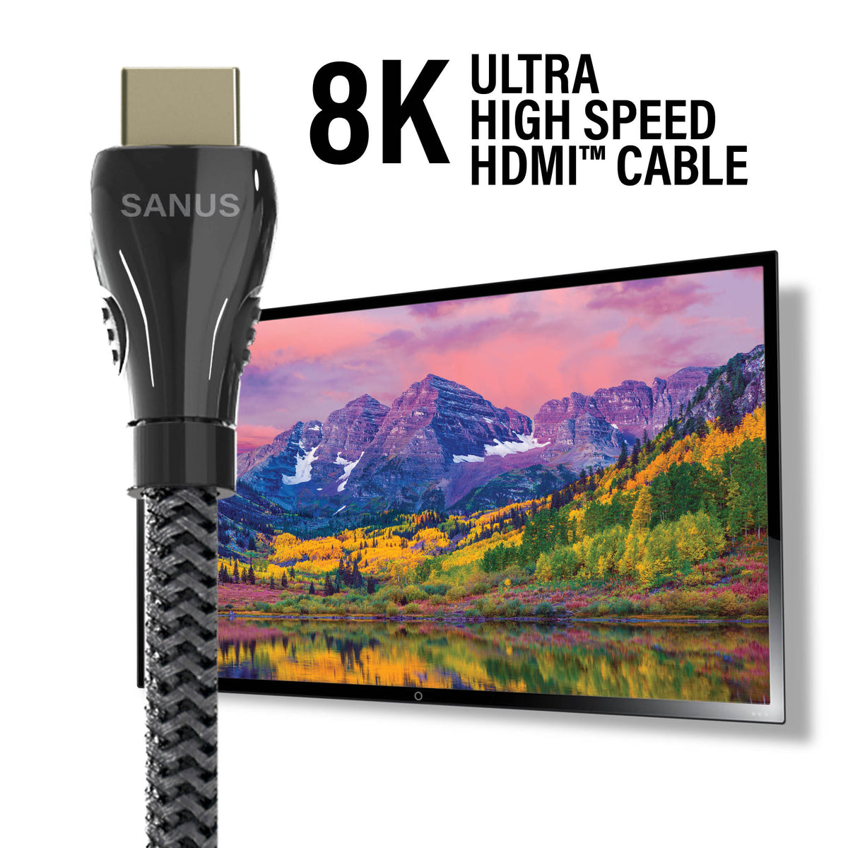 Sanus SAC-21HDMI1 Ultra High-Speed HDMI Cable, 1 meter