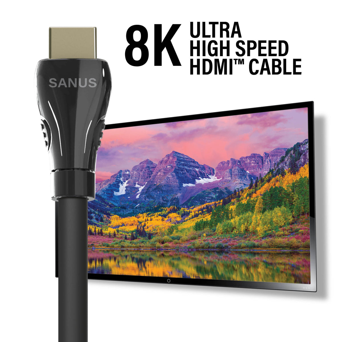 Sanus SAC-21HDMI4 Ultra High-Speed HDMI Cable, 4-meter