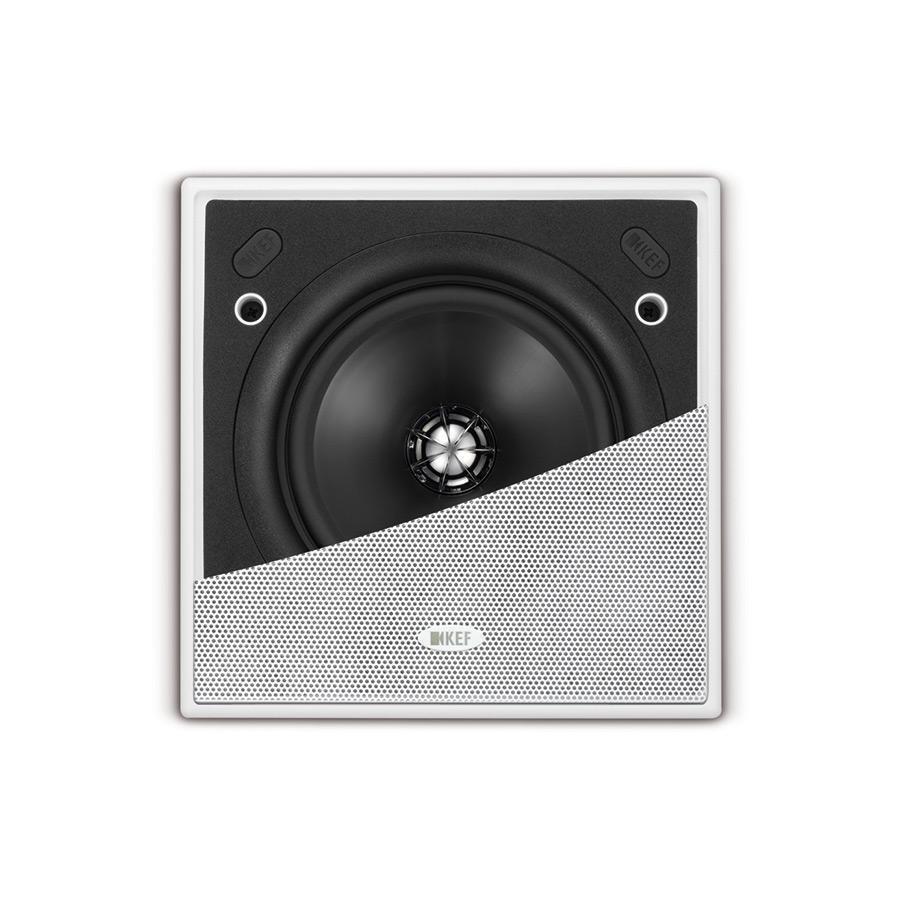Kef Ci130QS Uni-Q 5.25" Square Speaker White, Each