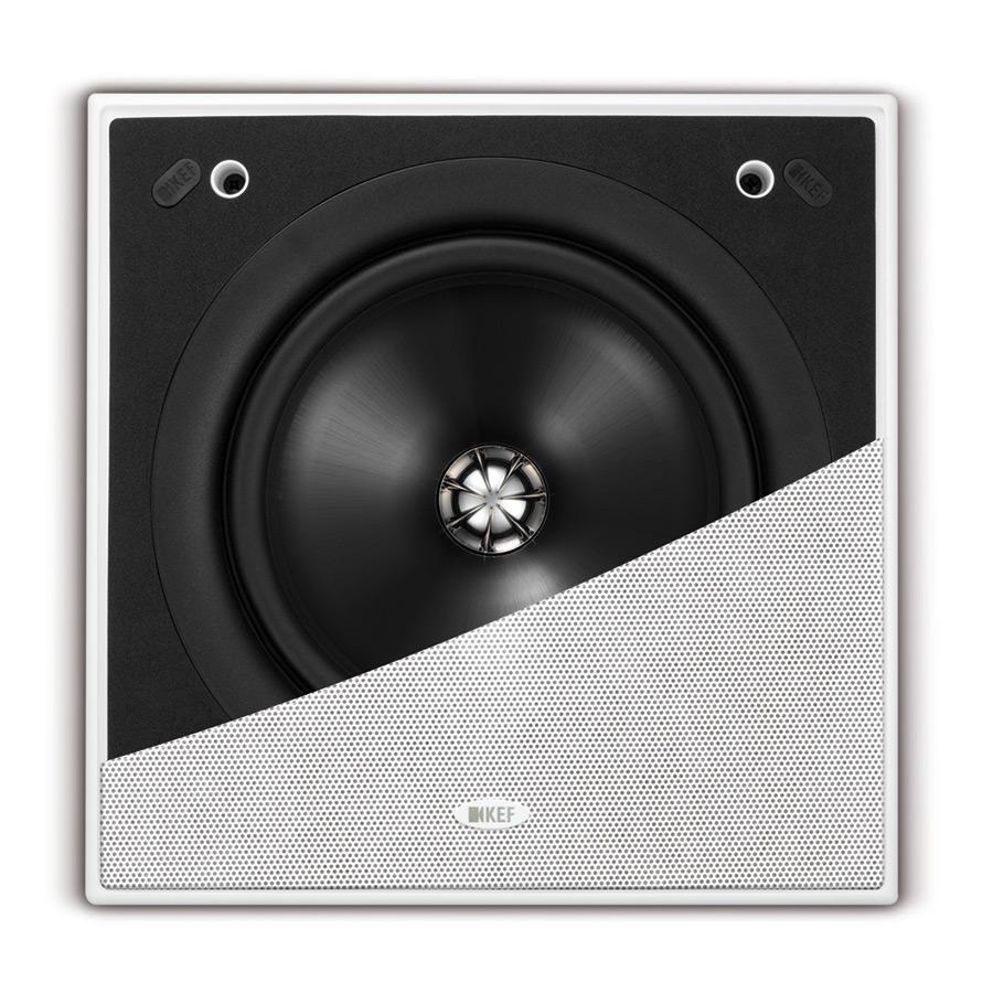 Kef Ci200QS Uni-Q 8" Square Speaker White, Each