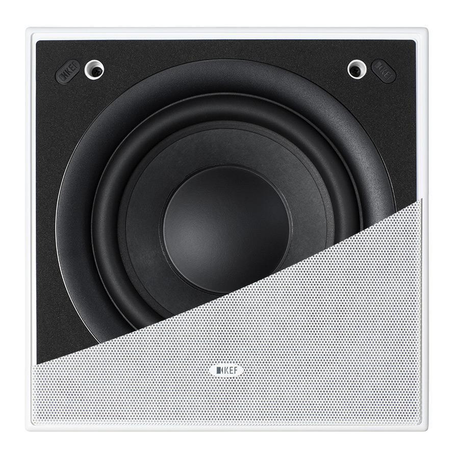 KEF Ci200QSb-THX Extreme In-Wall or In-Ceiling Subwoofer THX Ultra2/Select2, Pair