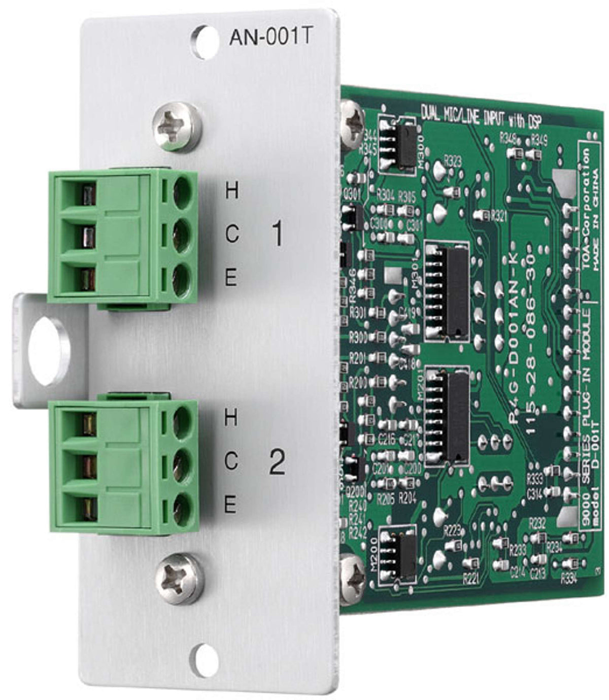 TOA AN-001T Ambient Noise Control Module for 9000/9000M2 Two Inputs Removable Terminal Block