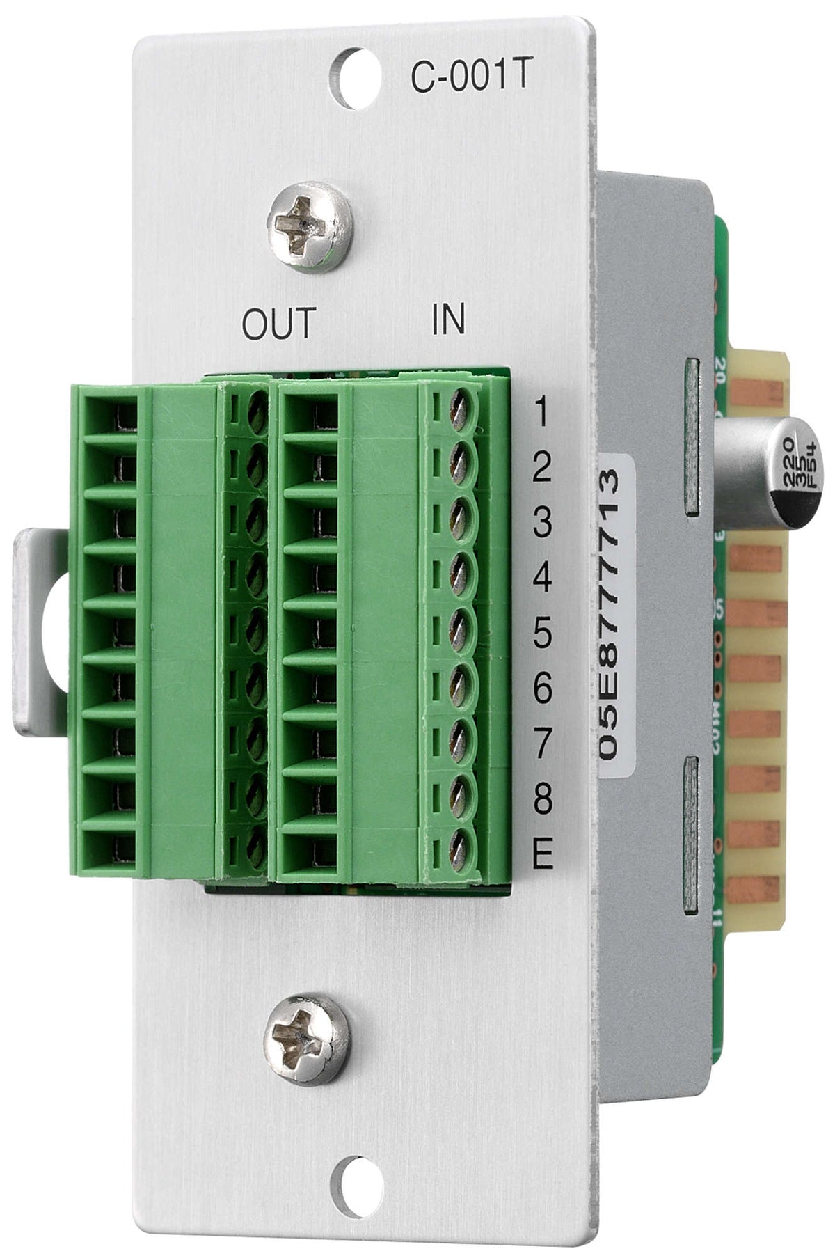 TOA C-001T Control I/O Module for 9000 Series Mixers and Mixer/Amplifiers 8 Control Inputs
