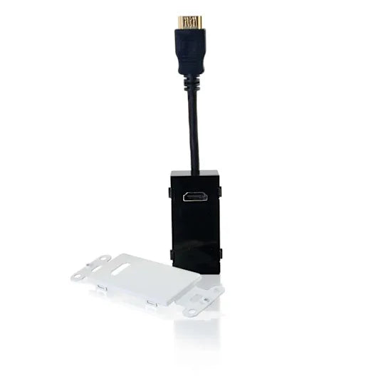 C2G 41043 HDMI Pass Through Wall Plate - White