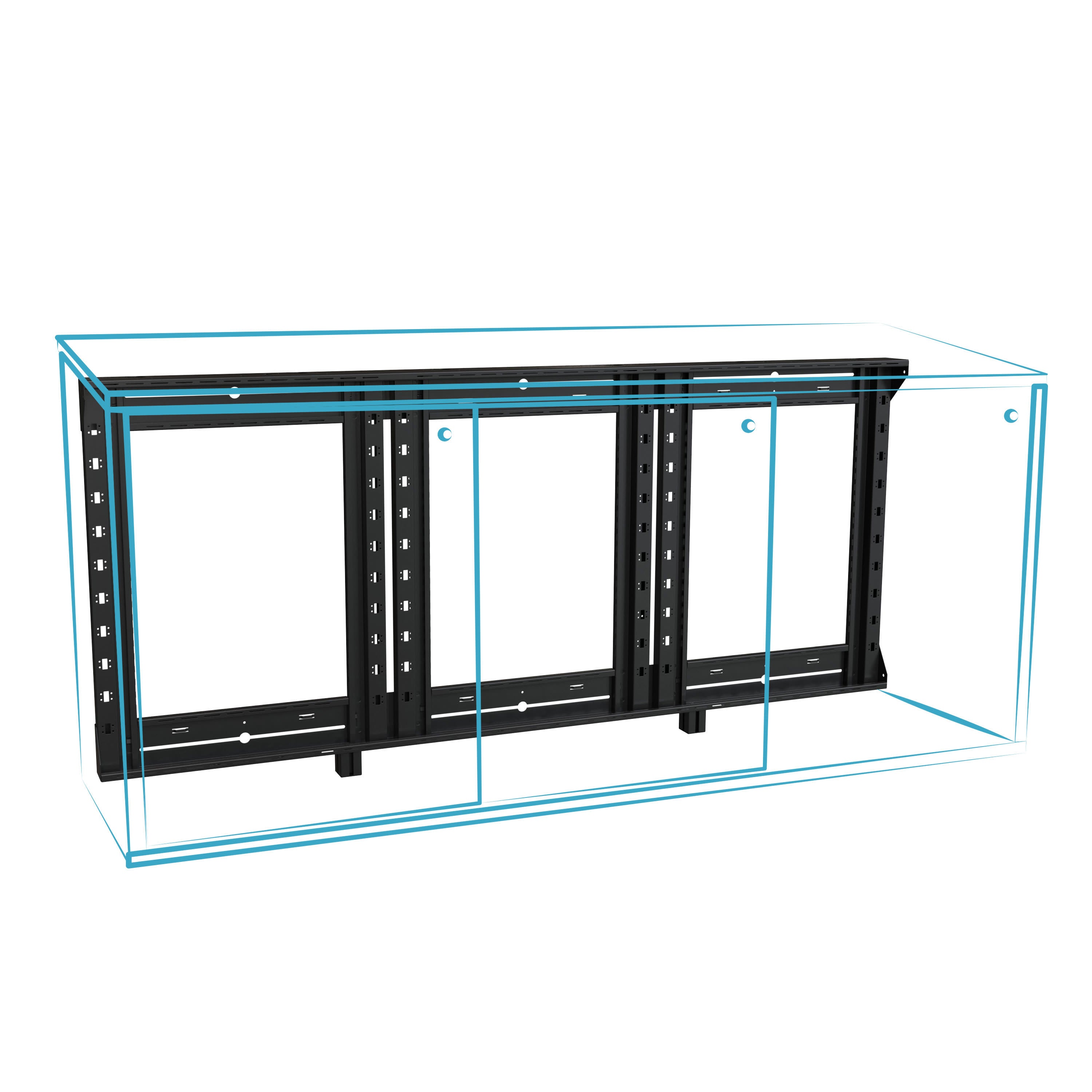 Middle Atlantic C3-WWHK3-24 C3-WDWRKRS KIT,3BAY,24 IN
