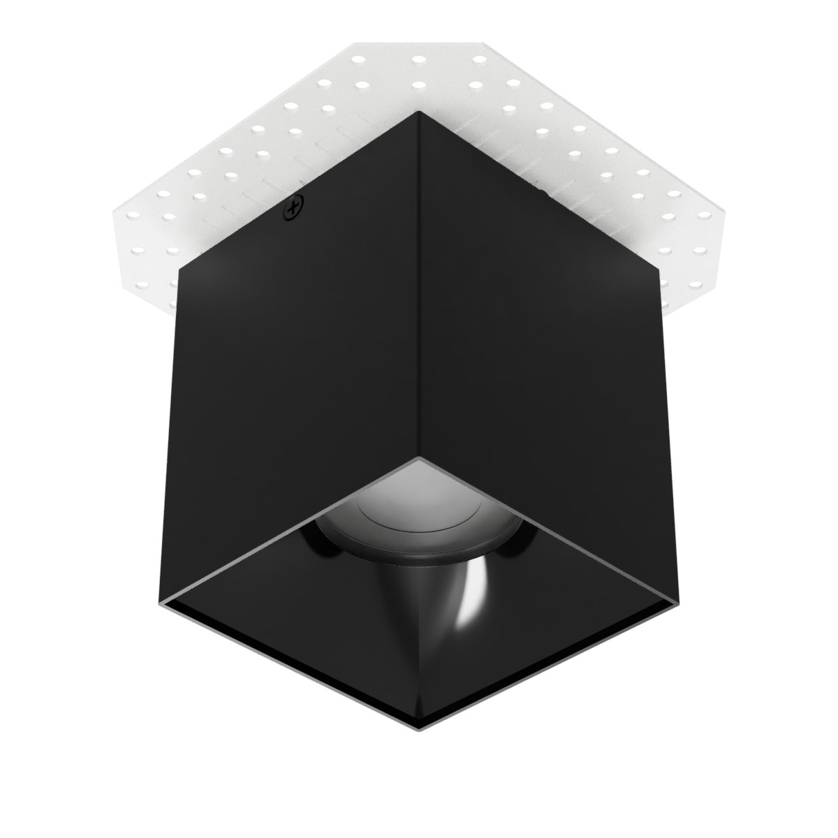 WAC Lighting C4SL-NCS-BKBK ZORON CEILING SQ TRIMLESS NF 5CCT