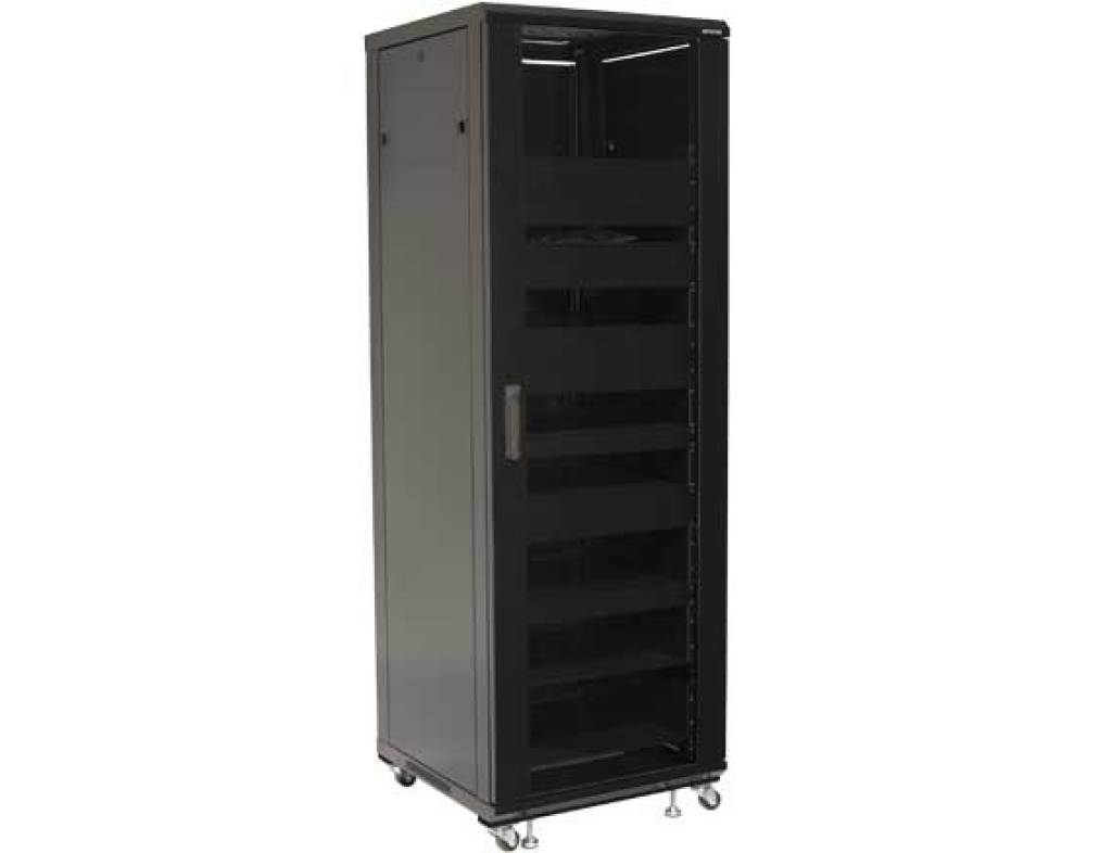 Sanus CFR2136-B1 36U AV Rack Audio Component & Home Theater Rack
