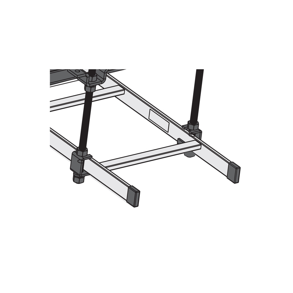 Middle Atlantic CLH-EC-12 CABLE LADDER END CAPS,12P
