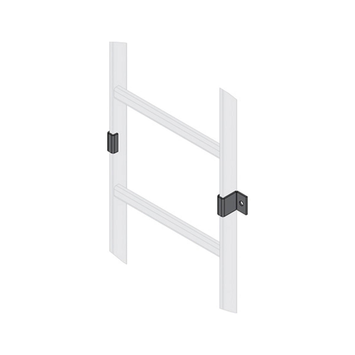 Middle Atlantic CLH-RWC LADDER WALL CLAMP,1PR
